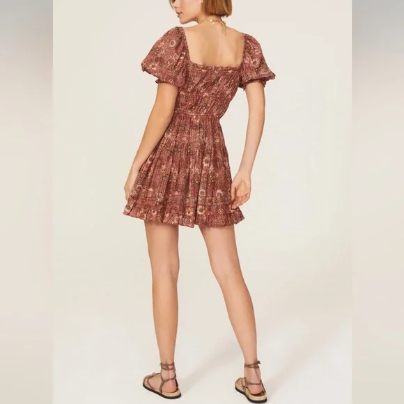 ULLA JOHNSON Juniper Puff Sleeve Dress